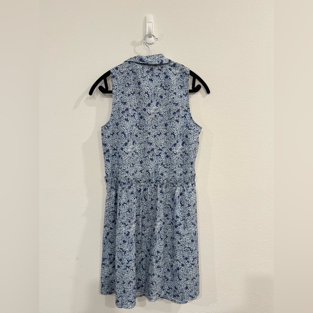 SOLD - Tuckernuck Blue and White Floral Dress Size Small - Picture 4 of 5